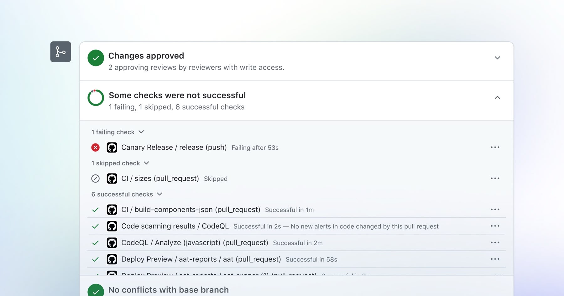 Improved pull request merge experience now generally available